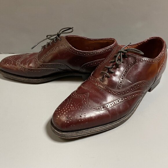 Vintage Mansfield Hand Crafted Leather Oxford Shoes main image 6